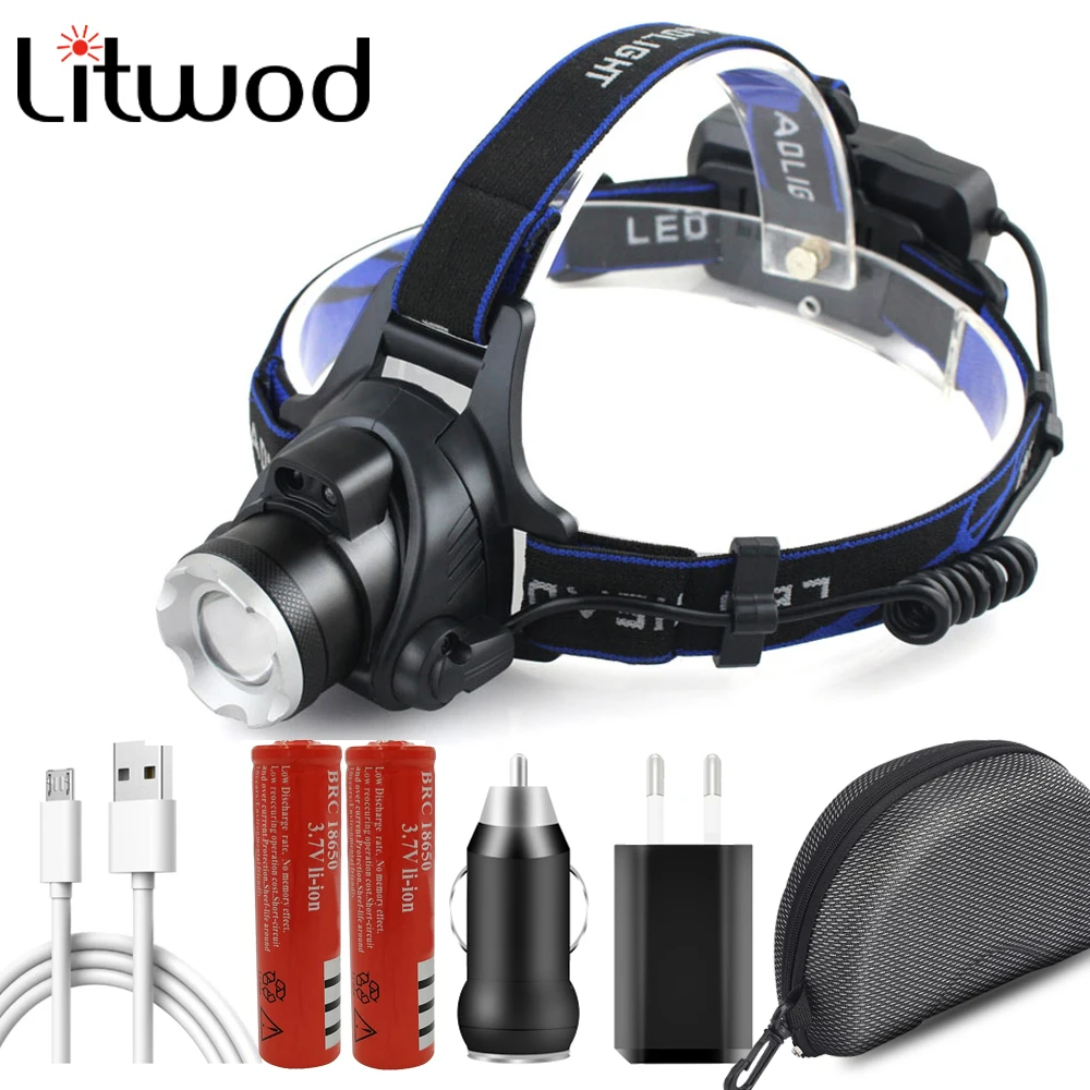 

Torch Headlights Usb Rechargeable for Camping XHP100 The most Brightest Led Headlamp Zoomable Sensor Switch Head Flashlight Lamp
