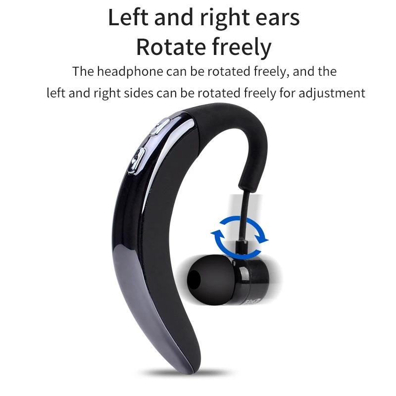 Новые наушники с громкой связью, бизнес Bluetooth, с микрофоном, голосовое управление, беспроводные наушники, Bluetooth гарнитура для вождения, шумоподавление