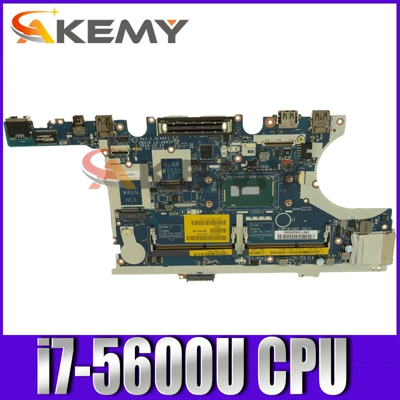 

LA-A961P E7450 Mainboard For DELL Latitude 7450 E7450 Laptop Motherboard CN-0Y15C1 0Y15C1 With i7-5600U DDR3L