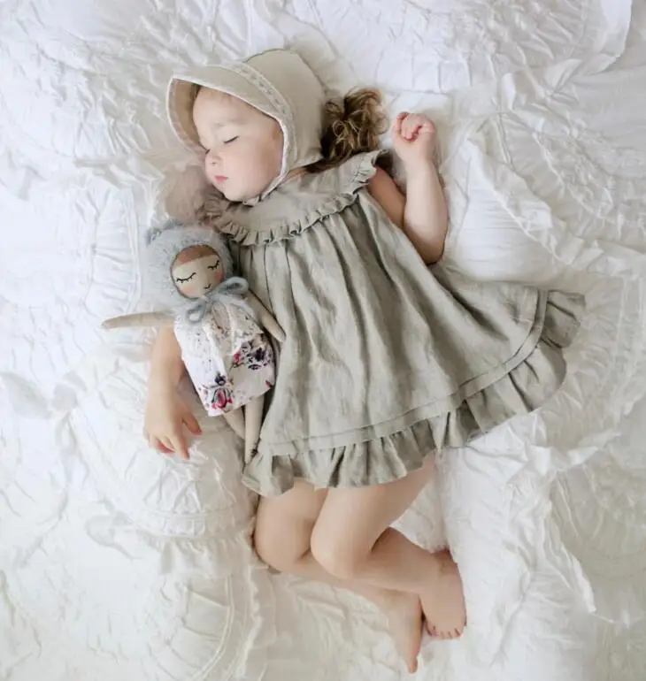 DojhonKids/Европейский стиль детское платье принцессы без рукавов с оборками в