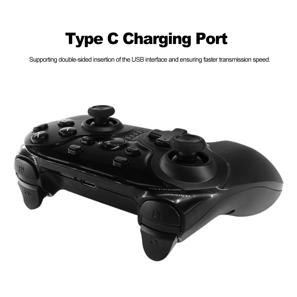 Беспроводной Bluetooth геймпад с двойным мотором профессиональный игровой