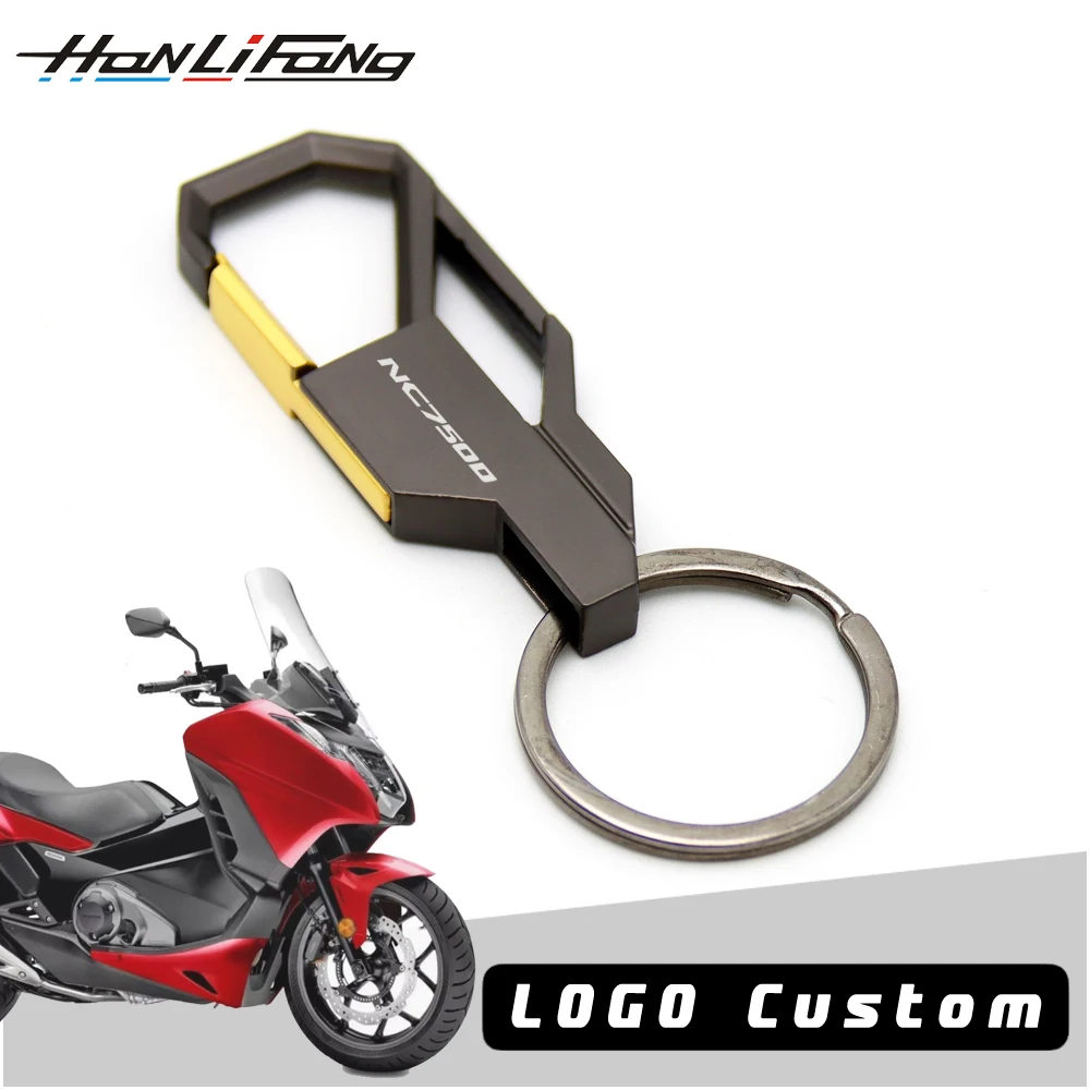 

For Honda NC750 NC750X NC750D NC750S Custom Keyring Tag Lettering Accessories Personalized Metal Keychain For Motorcycle