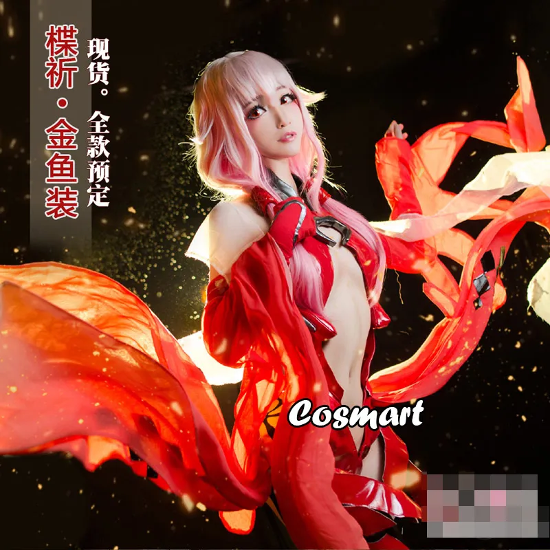 1/1 Корона эгоист Юзуриха Инори Золотая Рыбка красная Боевая форма Косплей Костюм