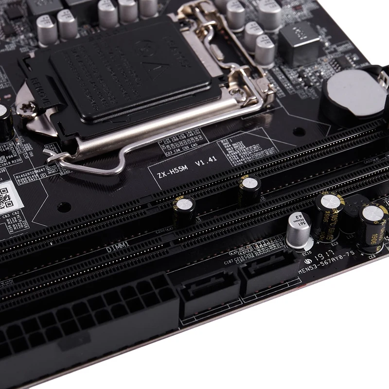 H55 LGA 1156 гнездо для материнской платы LGA 1156 мини ATX Рабочий стол изображения USB2.0 SATA2.0 двухканальный 16G DDR3 1600 для Intel