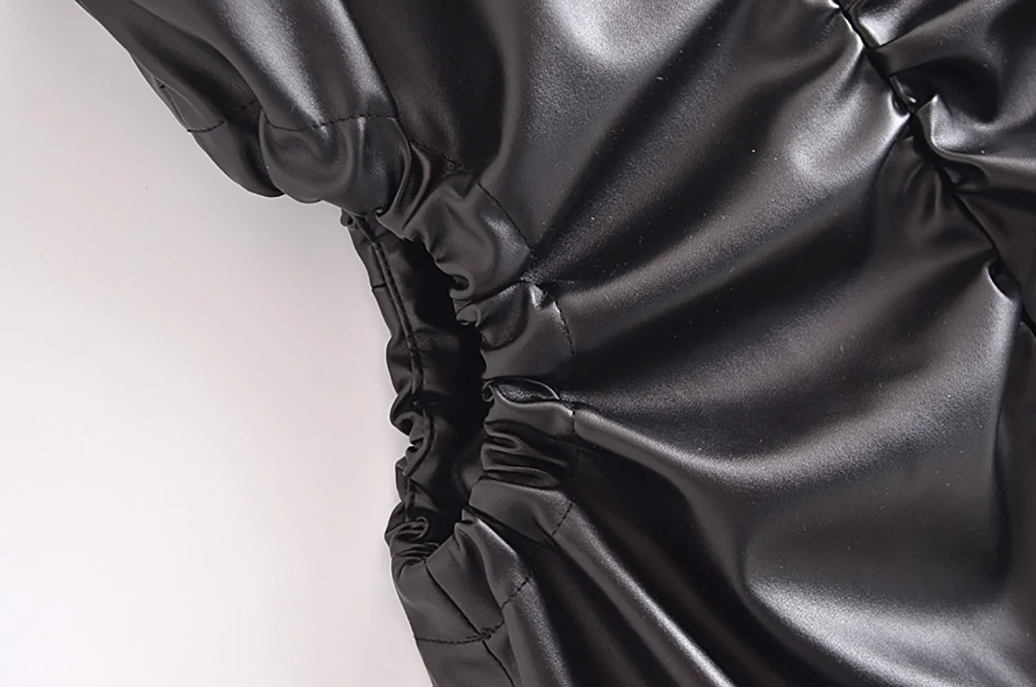 JC·KILIG 2021 Imitation Leather Dress W66085G