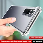 Противоударный чехол для телефона Redmi Note 10 Pro, 8, 9 Pro, прозрачный силиконовый чехол для Redmi Note 10, 10Pro, 9 Pro, 8, чехол для задней крышки