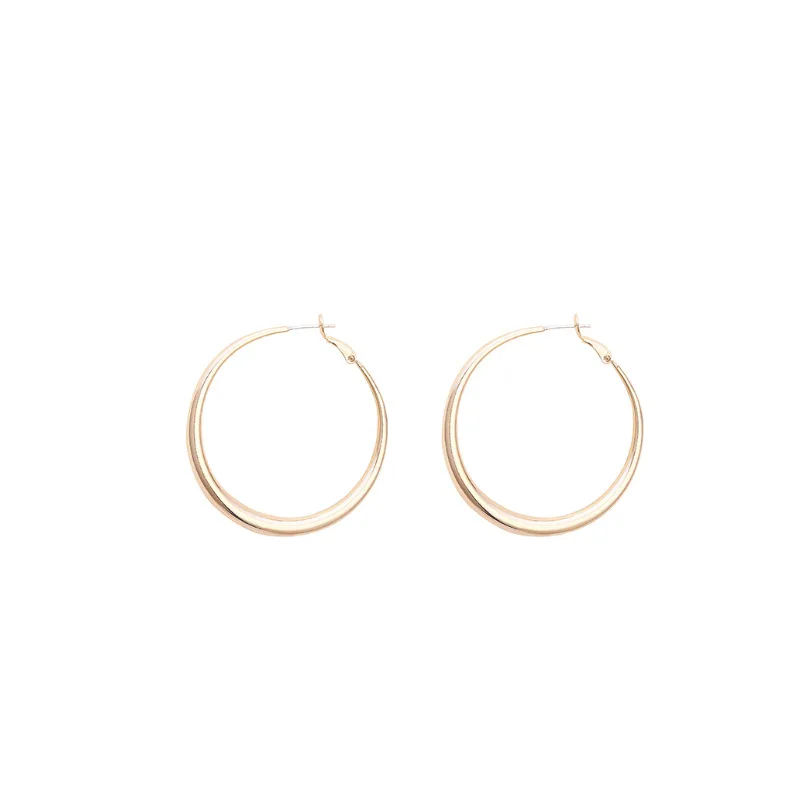 

Geometric Women's Earrings, Metal Circles, Golden Classics, Simple And Generous, Trendy All-match Fashion Jewelry 2021 New