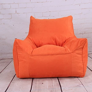 Canvas-Orange Кресло мешок диван для отдыха стулья сиденье мебель для гостиной без заполнения ленивая подушечка на сиденье Beanbags Levmoon Beanbag стул оболочки - Цвет: Canvas-Orange