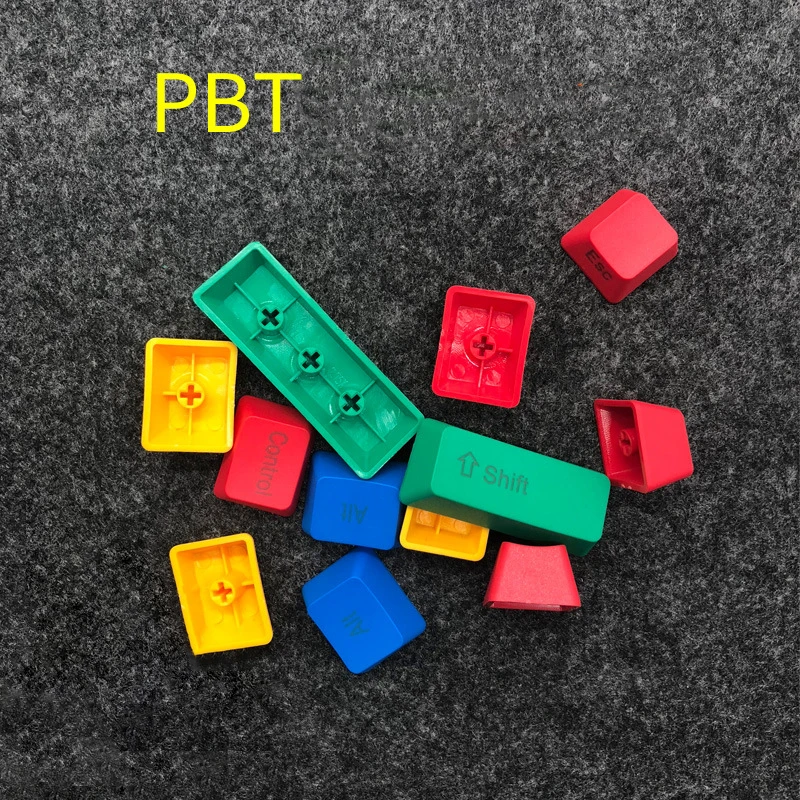 10 клавиш RGBY красочные keycap пустой/Топ/сбоку печатных PBT колпачки для USB механическая клавиатура DIY Замена