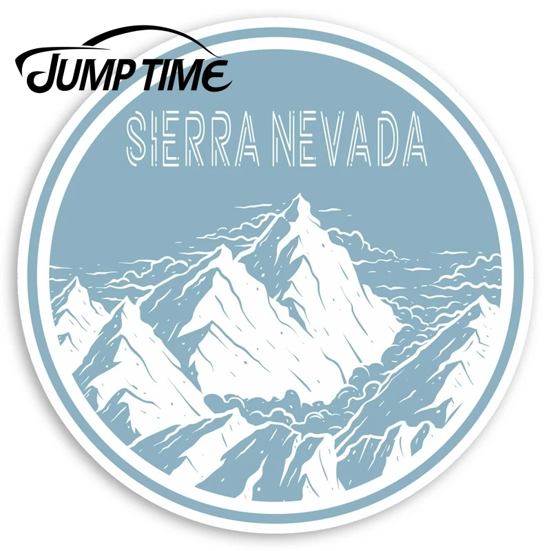 

Jump Time Sierra Nevada Spain Vinyl Stickers - Mountain Sticker Luggage Window Bumper Decal Waterproof Car Accessories