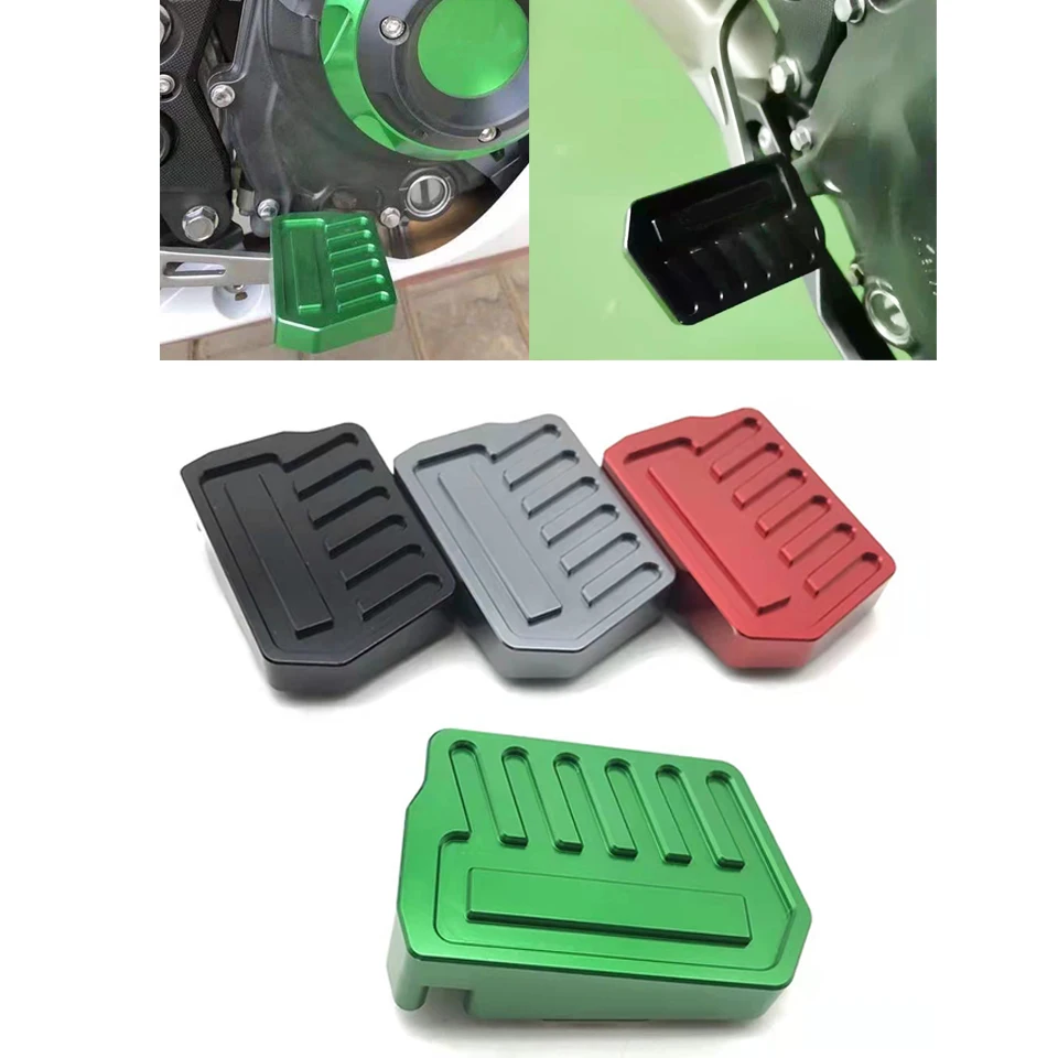 

For Kawasaki Ninja ZX10R ZX6R ZX25R ZX-10R 2011-2021 Motorcycle Rear Foot Brake Lever Peg Pad Enlarge Extender Footrests Pedals