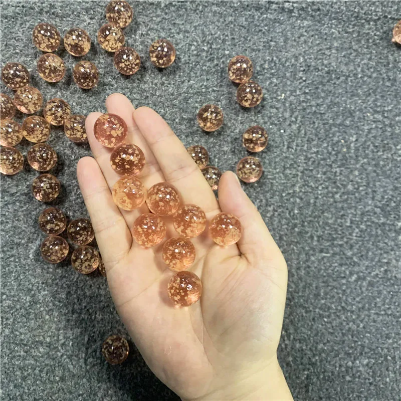 

1/5/10pcs 20Mm Glass Ball Cream Cattle Small Marbles Pat Toys Parent- Child Beads Console Game Pinball Machine of Bouncing Ball