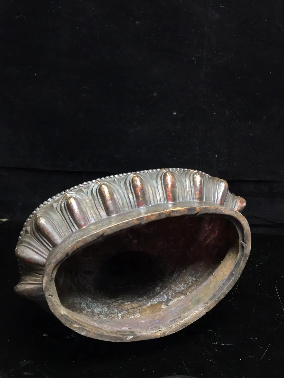 

Home Decor 11"Tibet Buddhism Temple Bronze Cinnabars Longevity Buddha Guanyin Bodhisattva Statue Enshrine the Buddha