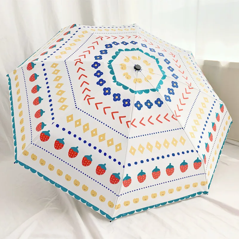 Детский креативный фотозонт зонтик с защитой от УФ лучей 3 складных подарка