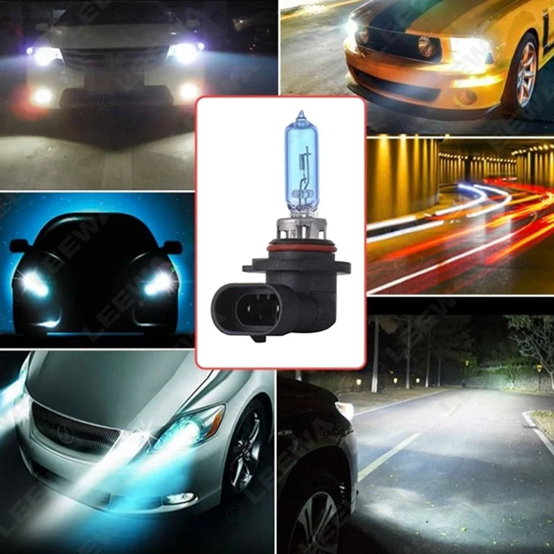 Автомобильная лампа H1 H7 H11 55W 100W супер галогенные белые фары кварцевая стеклянная