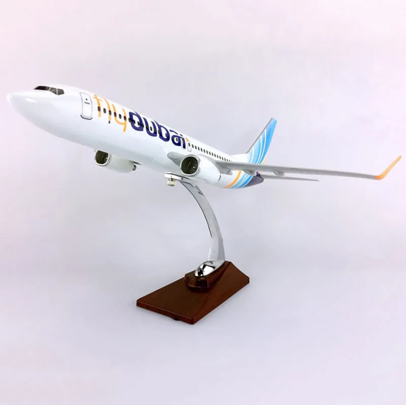 40 см FLY DUBAI 737 B737-800 авиакомпаний 1/111 шкала авиационные модели игрушки самолетов