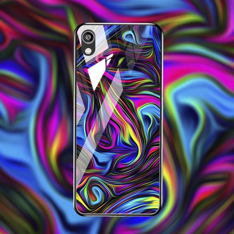 M080 Закаленное Стекло чехол для телефона для huawei Y5 Y6 PRO Y7 Y9 крышка Стекло чехол для huawei Y5 Y7 prime Y9 крышка - Цвет: M080