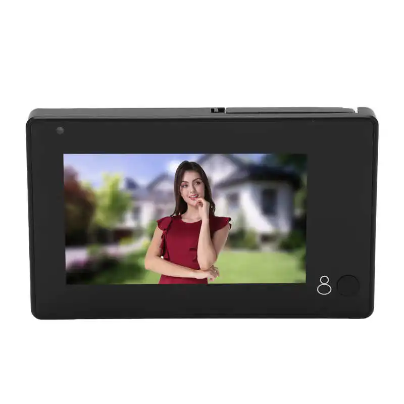 Digital Door Viewer Video Doorbell Smart Wireless 4.3in TFT Color Screen 145 ultra-wide angle for Home Hotel Apartment | Безопасность и