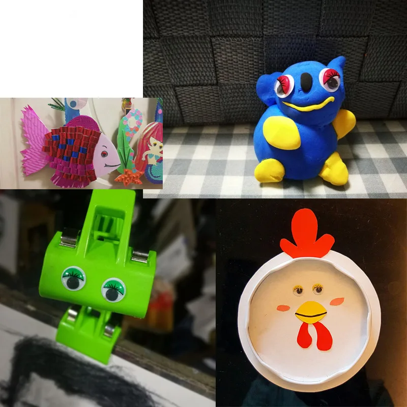 Самоклеящиеся гигантские глазки Wiggly для самостоятельного творчества игрушки