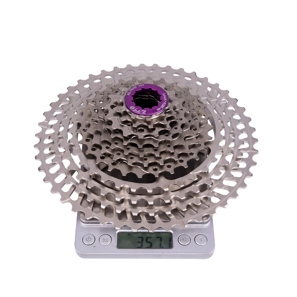 

ZTTO MTB Bike Cassette 11 Speed 11-46T SLR 2 Bicycle Freewheel HG Compatible 11S46T k7 For MTB GX X1 NX M8000 With 10 Speed Hub