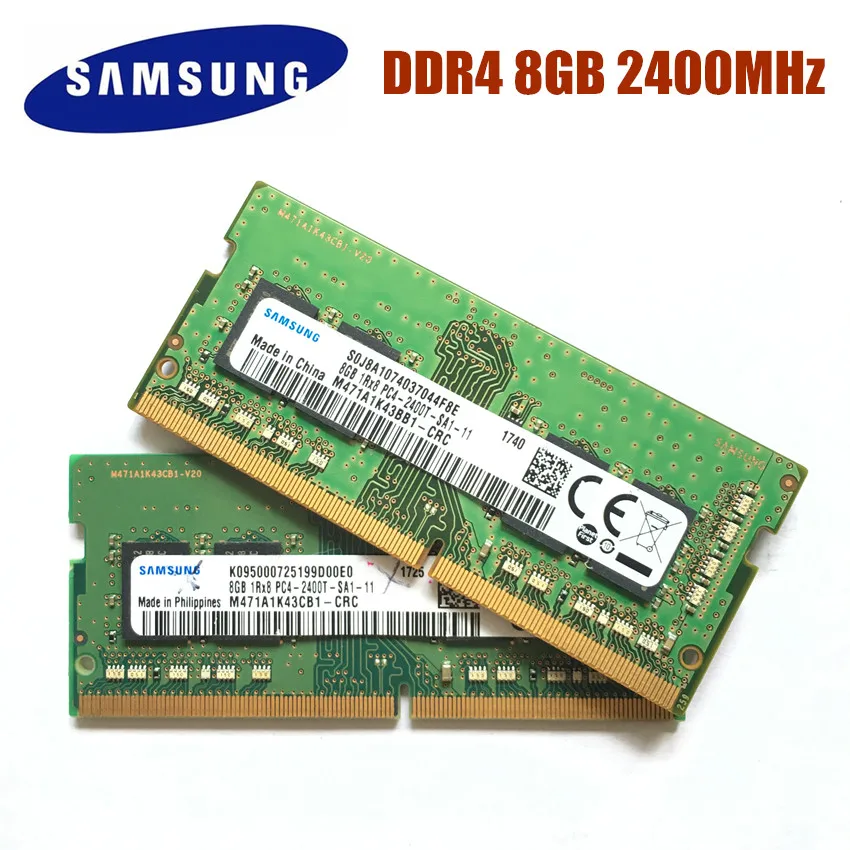 SAMSUNG DDR4 RAM 4G 8G 16G ноутбук с оперативной памятью в 2133 2400 2666MHz 1 2 V Stick для ноутбука