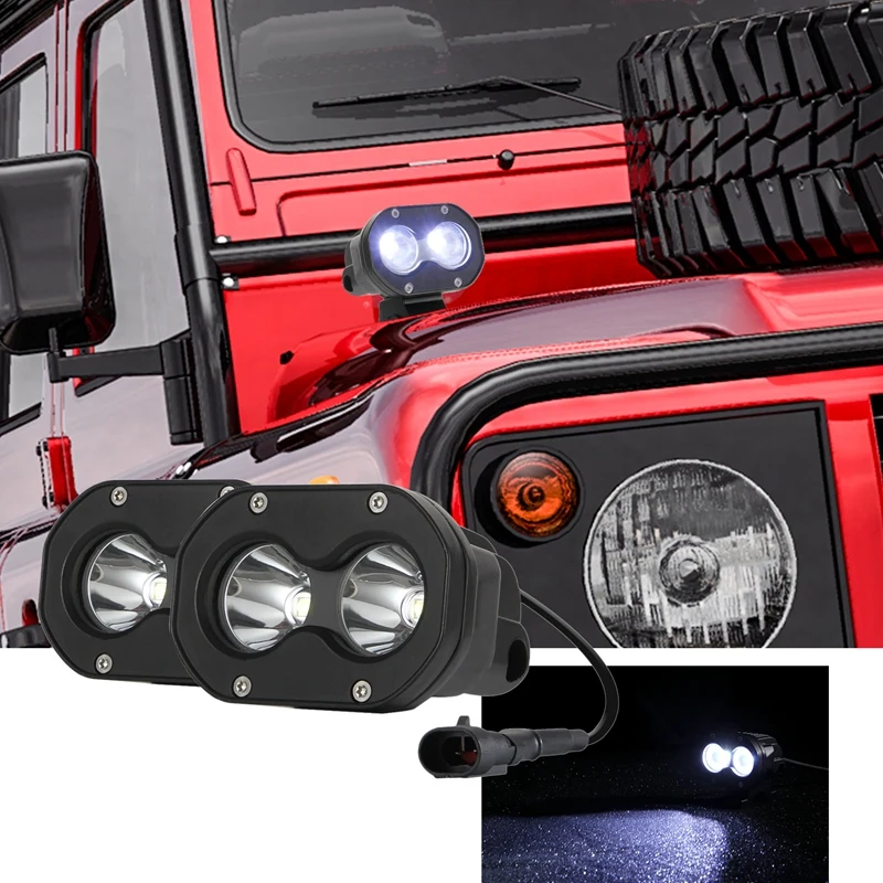 

Мотоциклетная Передняя светильник Светодиодный точечный светильник s Moto вспомогательный светильник ы мотоцикл Противотуманные Фары Свети...