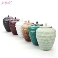 jia gui luo 13 5cm8 5cm ceramic tea caddies tieguanyin sealed cans dried fruit portable travel tea box d043