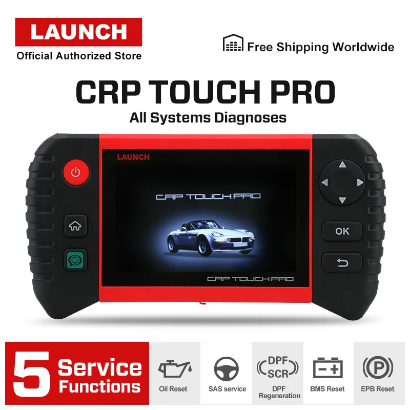 Launch CRP Touch Pro инструмент для диагностического сканирования автомобиля полная система диагностики сканер Автоматическая диагностика сброса тормозного масла DPF
