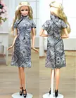 Китайское традиционное платье ручной работы Qipao Vestido платье для куклы Барби одежда Чонсам уникальное вечернее платье высокого качества
