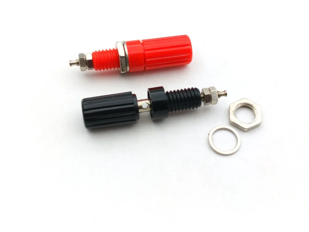200 шт. Зажимная Клемма для щупа 4 мм вилка типа банан красный + черный|post|post tests |