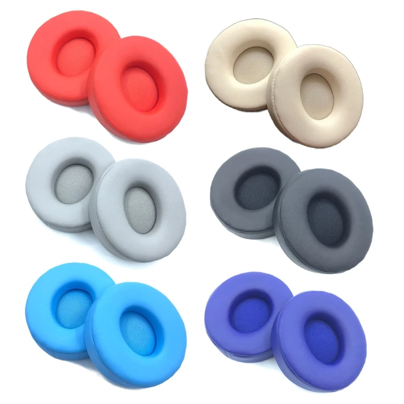 

1 Pair Leather foam Ear Pads pillow Cushion Cover for beats Solo Pro Headphones