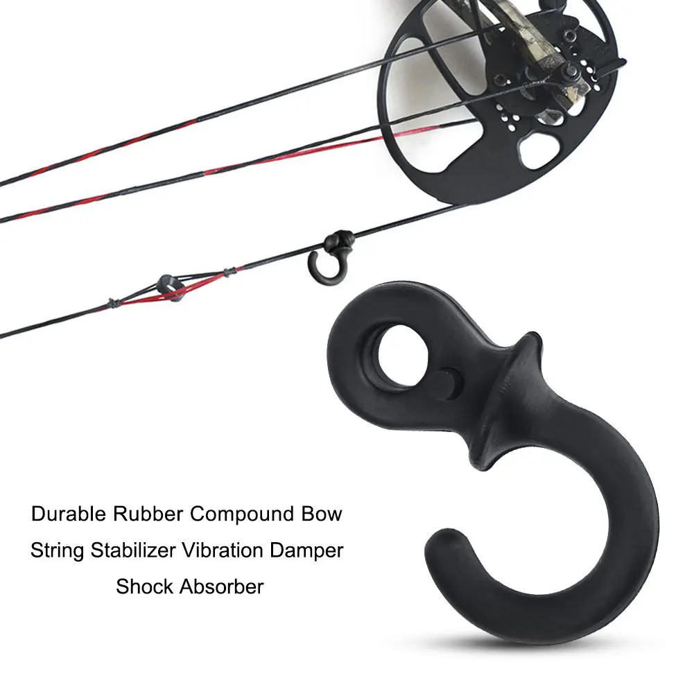 

5PCS/4PCS Archery Bow String Stabilizer Compound Bowstring Damper Silencer Stop Shock And Noise Oscillation Simple Installation