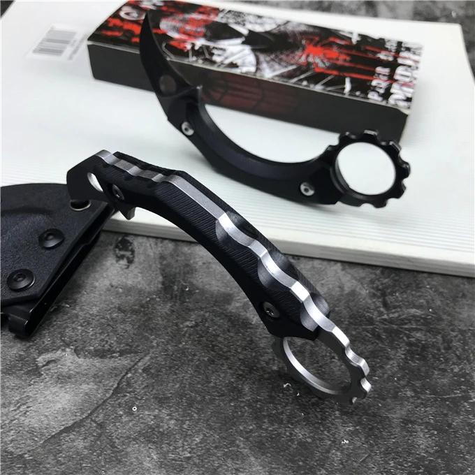 Ножи Karambit CS GO лезвия для мытья поверхности камня + стальной инструмент 440C