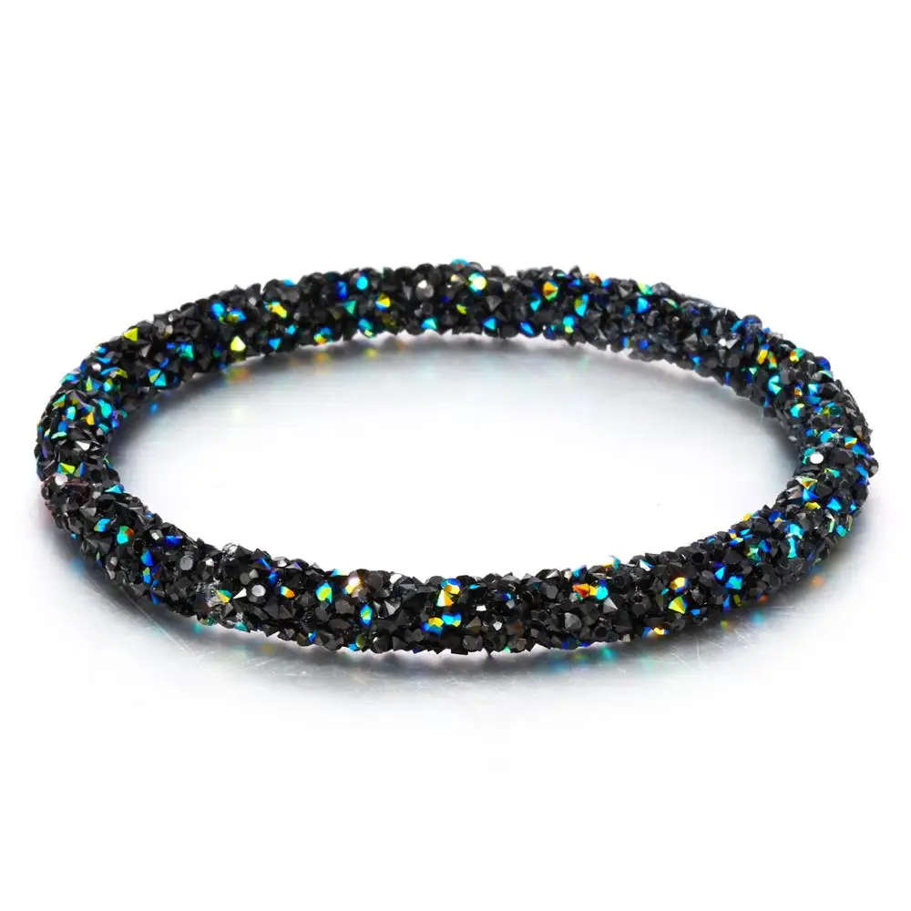 Роскошные изысканные геометрические стеклянные бусины из хрусталя браслет для