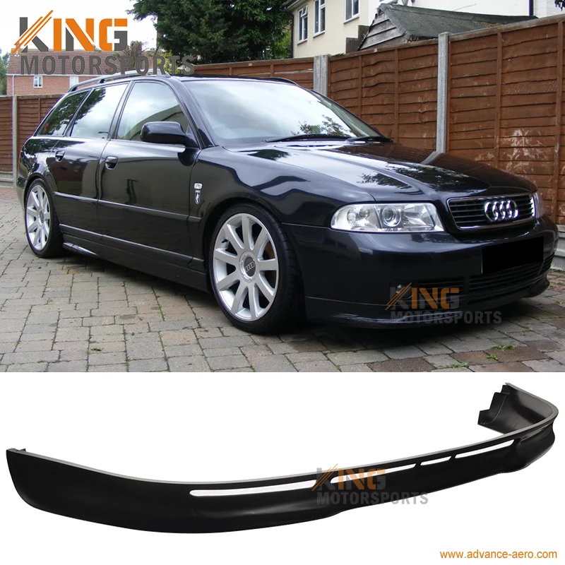 Подходит 1996 1997 1998 1999 2000 2001 Audi A4 B5 передний бампер спойлер L Тип 4 двери поли