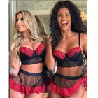Женский кружевной сетчатый топ без рукавов с принтом персикового сердца, Эротическая мини-юбка, костюмы, комплекты сексуальных костюмов, сексуальное нижнее белье
