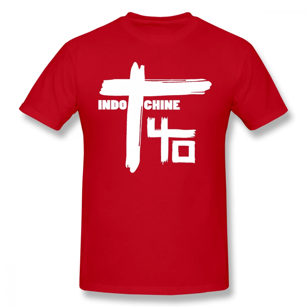 

Indochine Pop Rock & New Wave Men's Basic Short Sleeve T-Shirt Many colors Casual Tees Tops European Size
