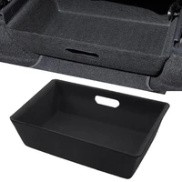 under seat storage box large capacity organizer containers case for tesla model y 2021 drawer tray car interior accessories new