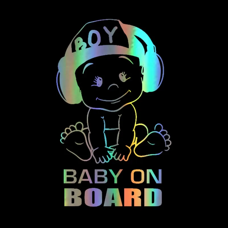 WaveHands новая наклейка для машины 12x18 см ребенок на доске Забавный Милый классный