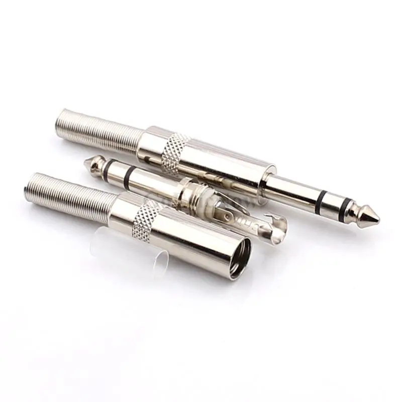 5 шт. 6 35 мм/6 мм 2 моно-полюса/3 стерео-полюса штекер/гнездо 35/6.5 стандарт |