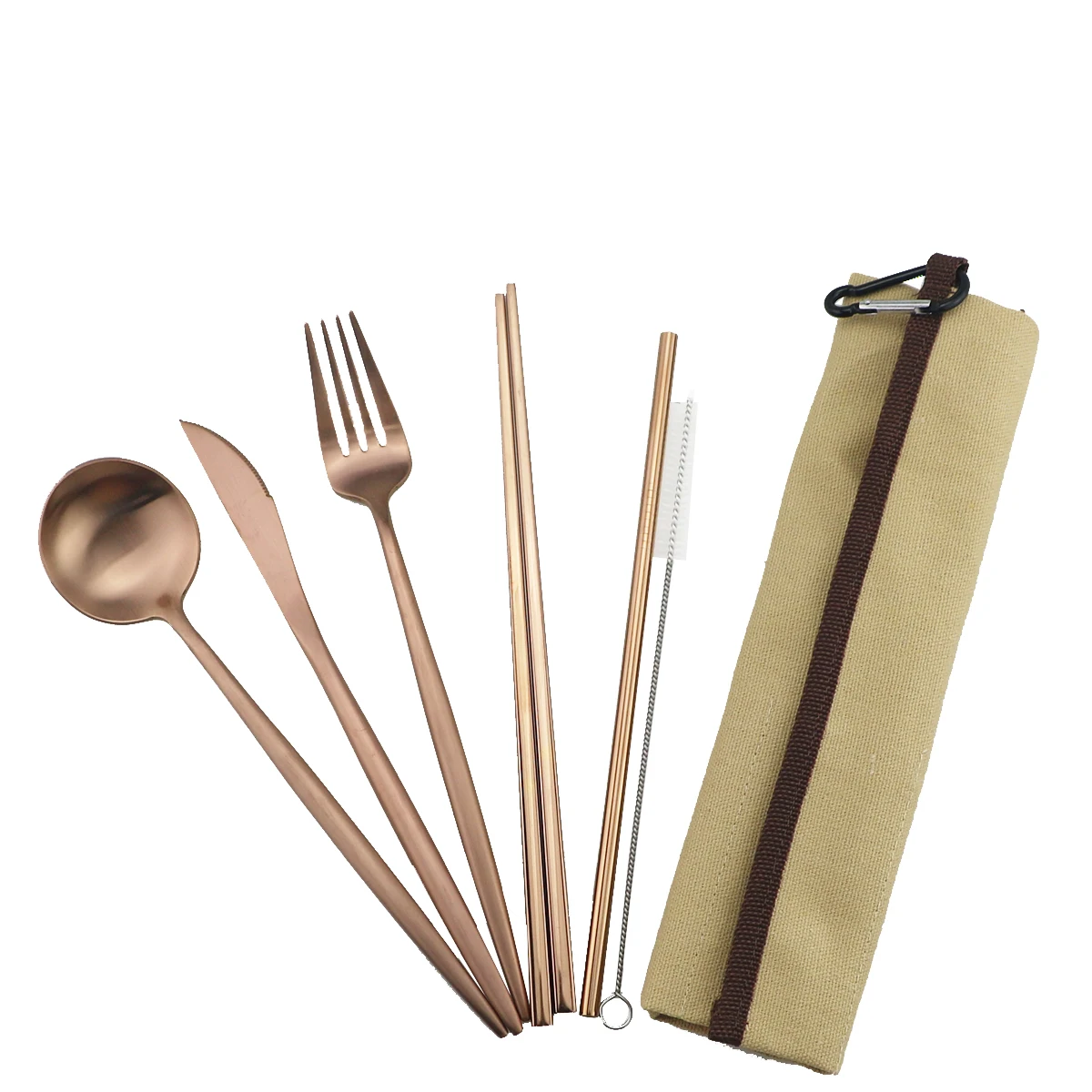 Радуга 18/10 столовая посуда из нержавеющей стали набор для хранения путешествий