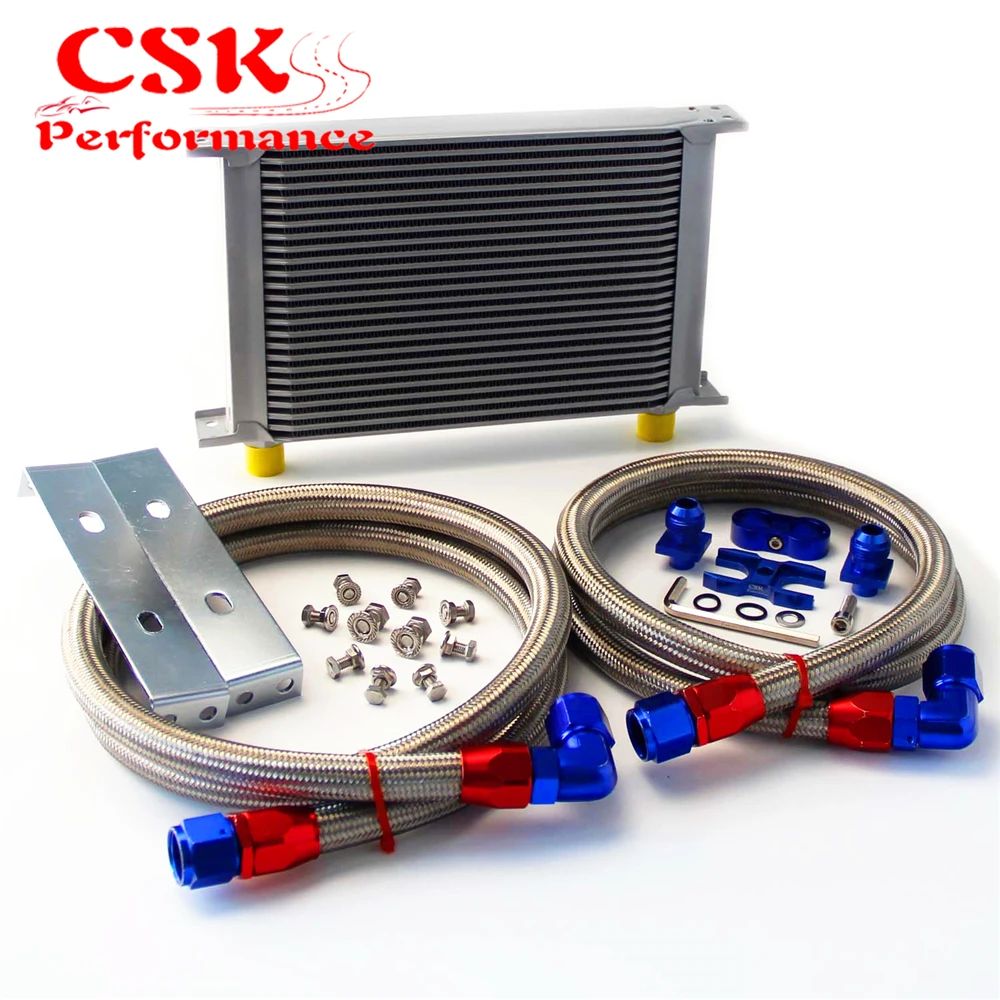 25 ряд 248 мм AN10 Масляный радиатор British Kit с кронштейнами подходит для BMW E36 Euro E82 E9X