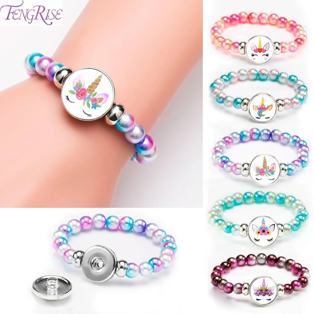 

FENGRISE Unicorn Bracelet Unicorn Birthday Party Decoration Kids Unicorn Party Supplies Baby Shower Party Favor Gifts Unicornio