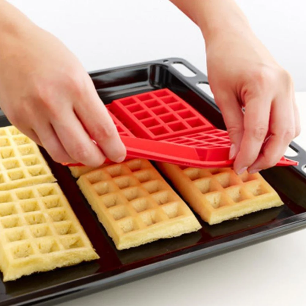 

​Waffle Maker Oven Waffles Mold Tray Silicone Mould Pan Cookies Cake Mold Bakeware Craft Donuts Maker Kitchen DIY Accesssories