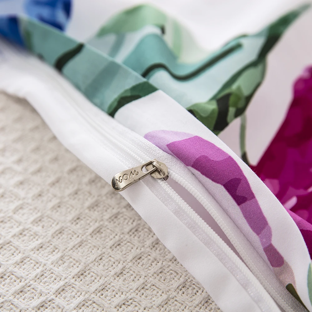 

Skull Duvet Cover Set Home Decorative Microfiber 3 Pieces Bedding Set Halloween Skull Print Comforter Cover with 2 Pillow Case