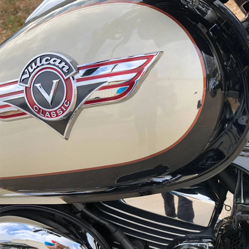 3D наклейка на бак мотоцикла эмблема аксессуары для Kawasaki Vulcan s 650 900 800 1500 2000 400 750 Vn900