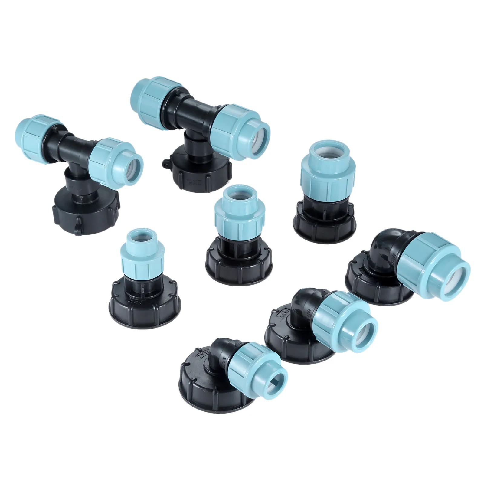 

Water Tank Hose Adapter Reducer Plastic Elbow Outlet 20mm/25mm/32mm Three-way Outlet 1/4" Pipe Coarse Connector Tap Garden Part