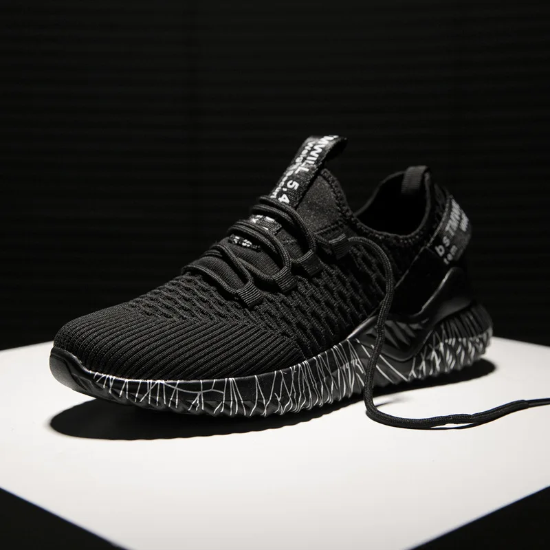 

Xiaomi Youpin Mi Non-Slip Unisex Light Breathable Running Shoes Wear-resistant Lace-Up Sport Shoes Mans Fashion Sneakers Size 46