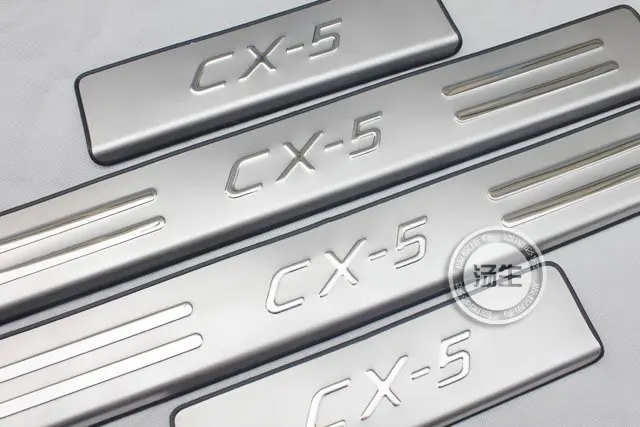 Высокое качество Тюнинг автомобилей 4 шт. нержавеющая сталь подоконная Накладка