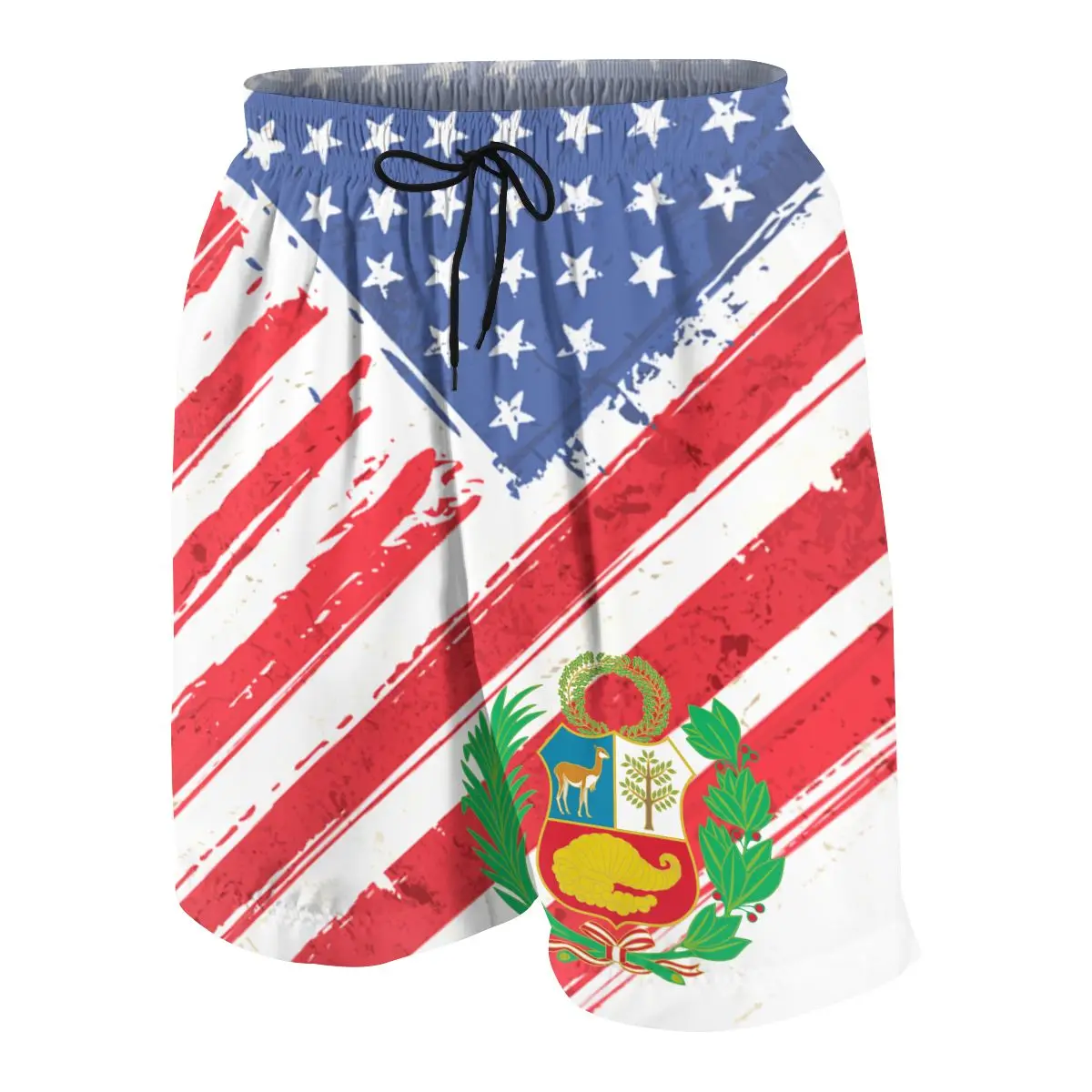 

Peru Flag Peruvian Boys And Girls Shorts Summer Beach Loose Casual Pants